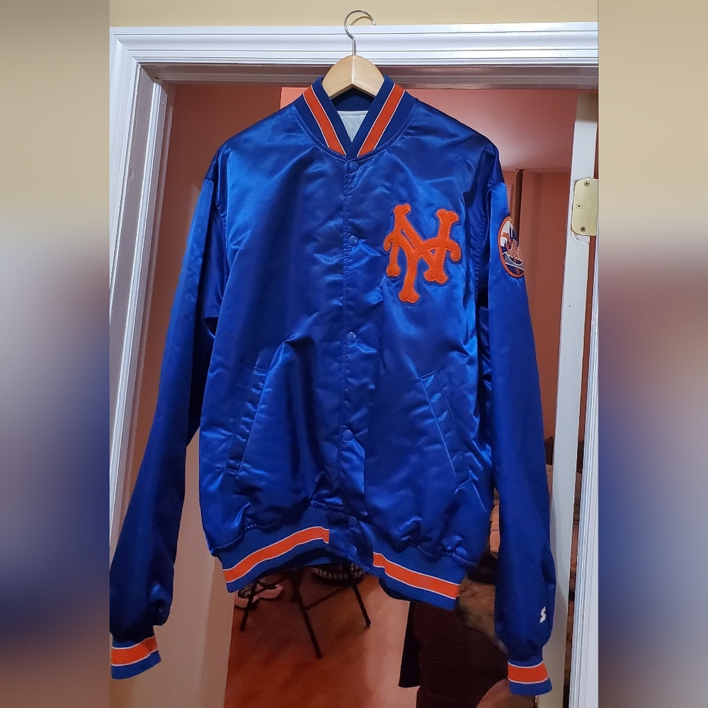 Vintage New York Mets Starter Satin Jacket – XL (Fits More Like L)